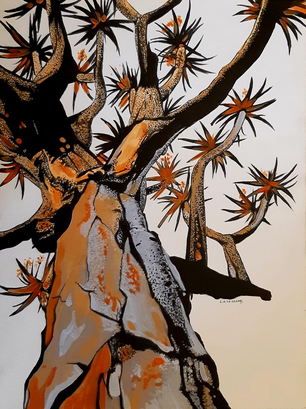 Louis de Jager - Quiver Tree in Namibia